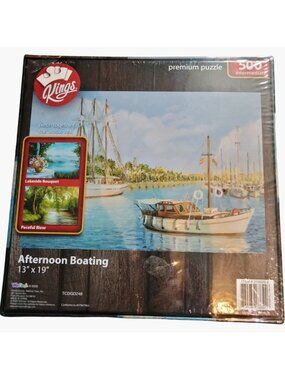 Kings Jig Saw Puzzle Afternoon Boating Port Vell Barcelona 500 Piece New Sealed